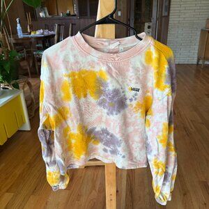Vans Tie-Dye Crop Sweatshirt